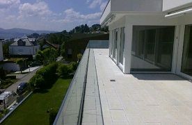 Flachdach mit Terrassennutzung