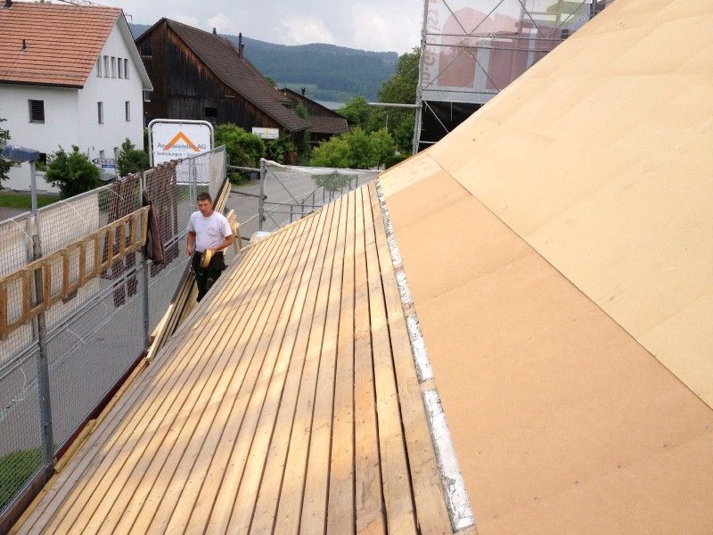 Unterdach und Vordachschalung